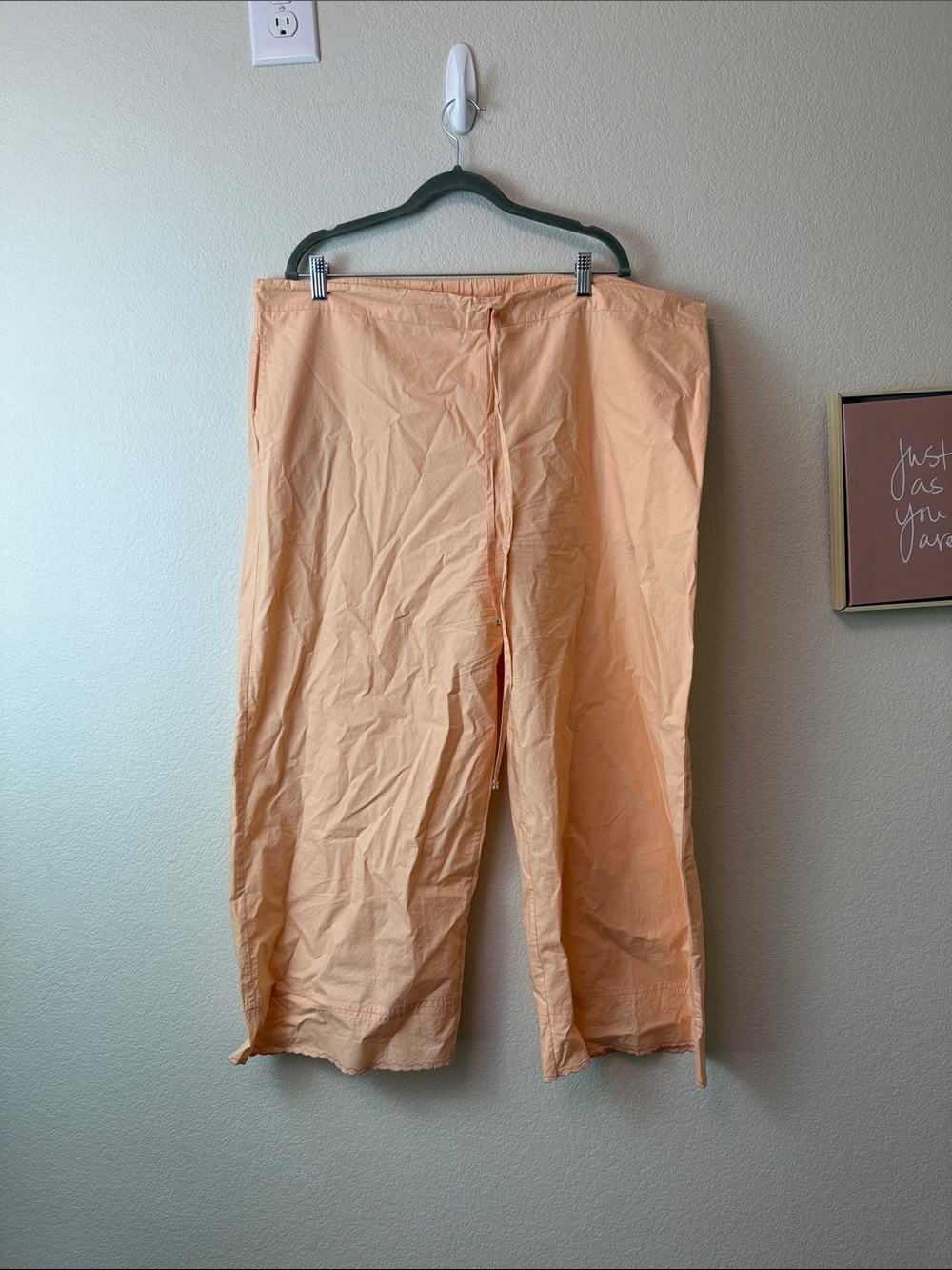 Chan Luu Women’s Peach Casual 100% Cotton Pants OS
